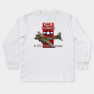 B-17E Flying Fortress Kids Long Sleeve T-Shirt